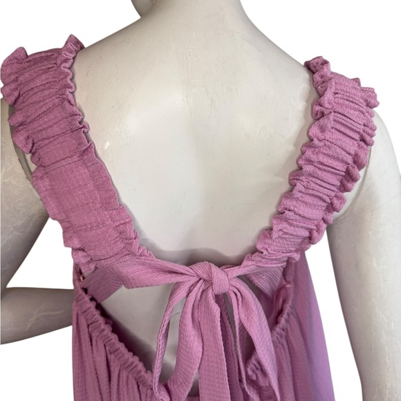 Vici Bubble Gum Pink Color Maxi Dress Size Small.  #323 - Picture 5 of 9